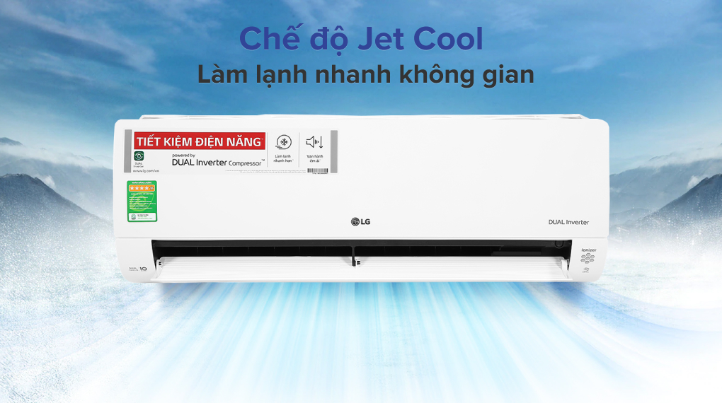 Máy lạnh LG Inverter 1 HP V10APH2 - Công nghệ làm lạnh