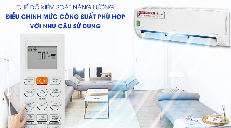 Máy lạnh LG V24ENF1 - kiểm soát năng lượng