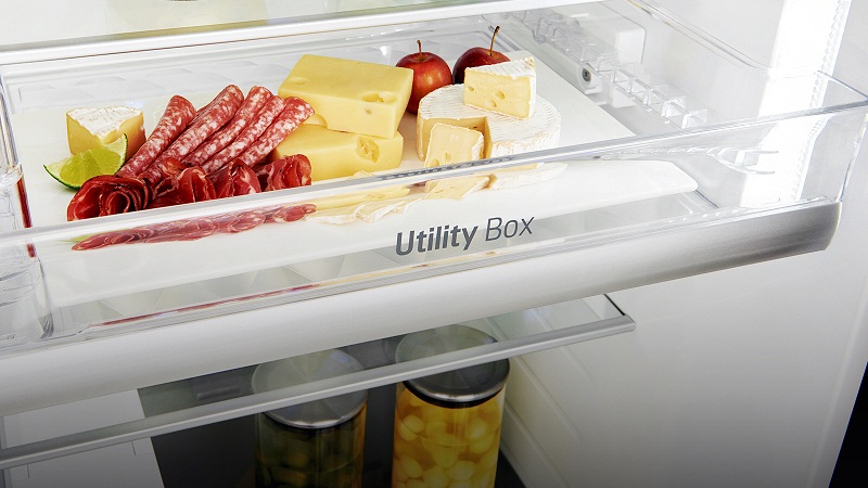 Tiện dụng với ngăn chứa riêng biệt cho thực phẩm nguội - Tủ lạnh LG Inverter InstaView Door-in-Door 601 lít GR-X247JS