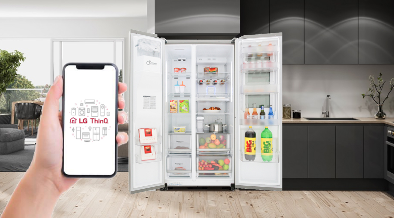 Ứng dụng Smart ThinQ - Tủ lạnh LG Inverter InstaView Door-in-Door 601 lít GR-X247JS