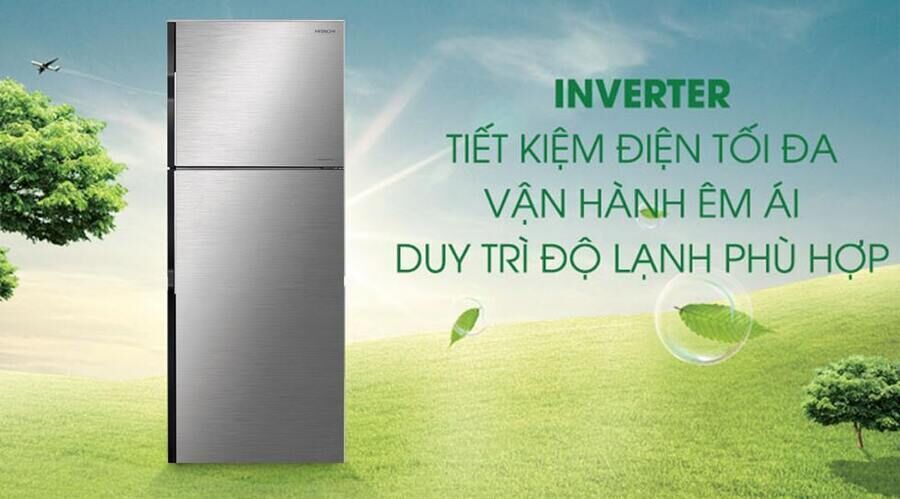 tủ lạnh hitachi r-h230pgv7(bbk)- 230l inverter