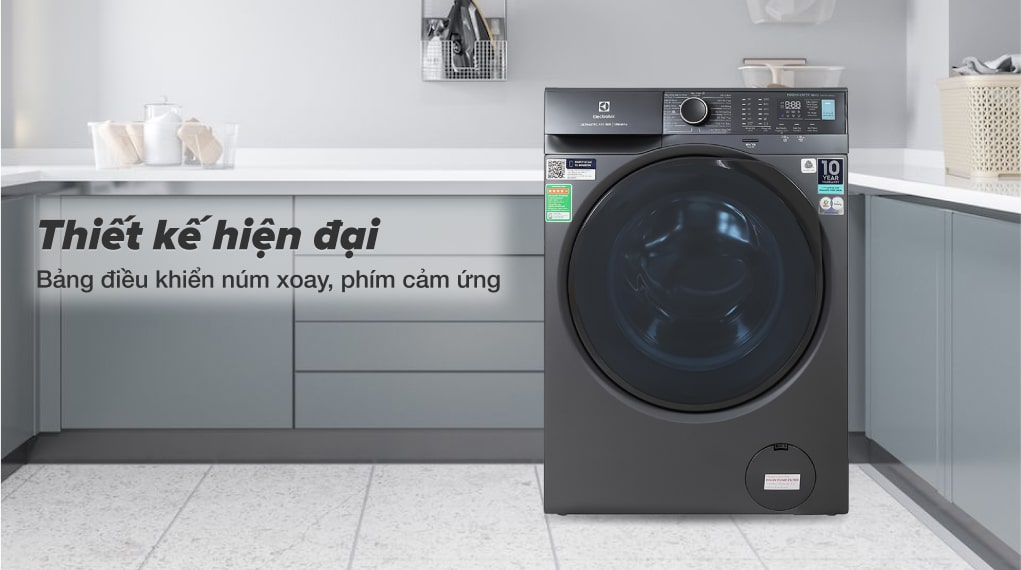 Máy giặt Electrolux Inverter 10 kg EWF1024P5SB - Thiết kế hiện đại