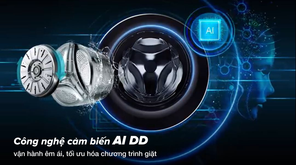 Máy giặt LG Inverter 11 kg FV1411S4P - Công nghệ AI DD
