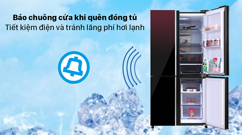 Tủ lạnh Sharp Inverter 572 lít SJ-FXP640VG-MR - Chuông báo cửa