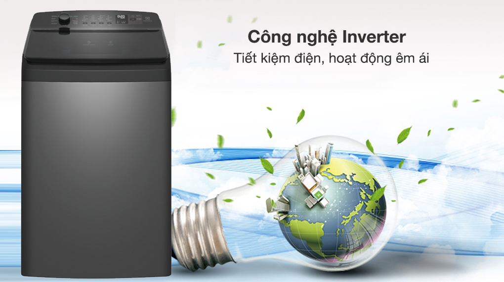 Máy giặt Electrolux Inverter 12 kg EWT1274M7SA - Động cơ – công nghệ tiết kiệm điện