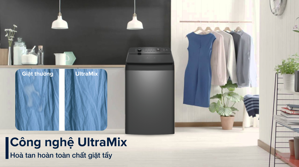 Máy giặt Electrolux Inverter 14 kg EWT1474M7SA - Công nghệ UltraMix