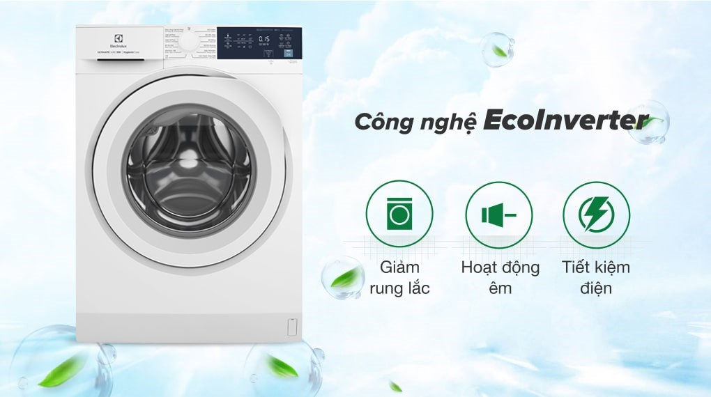 Máy giặt Electrolux Inverter 10 kg EWF1024D3WB - Động cơ - Công nghệ tiết kiệm điện