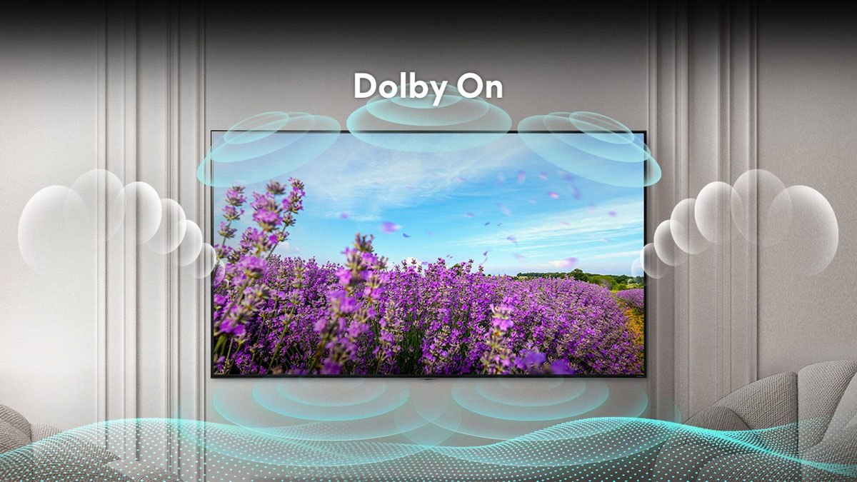 Chế độ âm thanh Dolby chất lượng trên tivi 65QNED80SRA