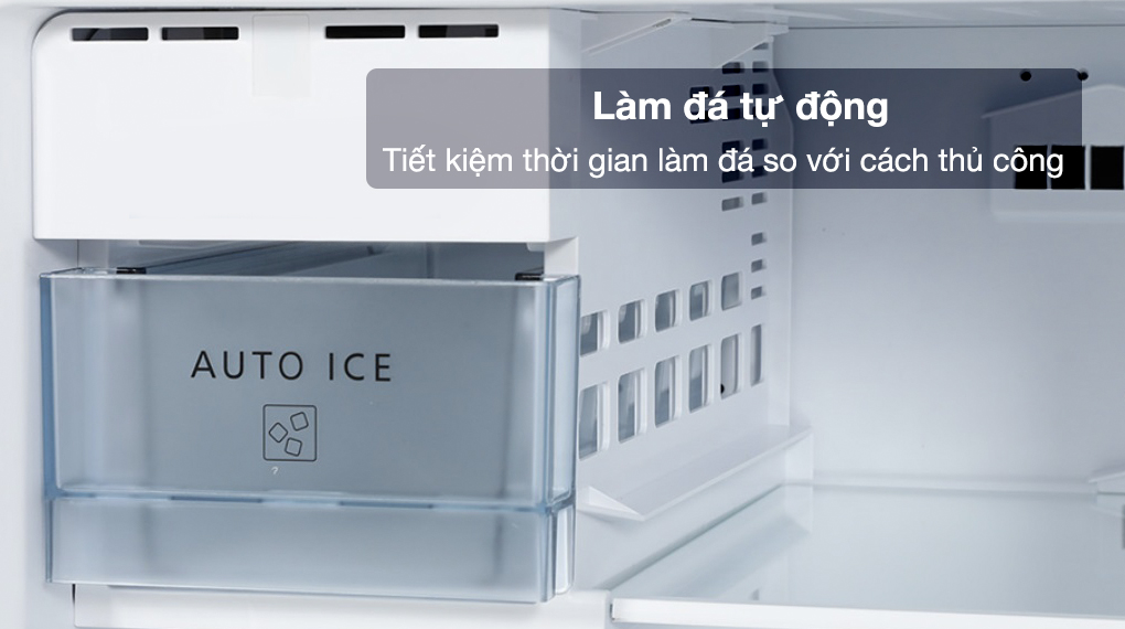 Tủ lạnh Panasonic Inverter 300 lít NR-BV331WGKV - Làm đá tự động tiết kiệm thời gian làm đá theo cách thủ công